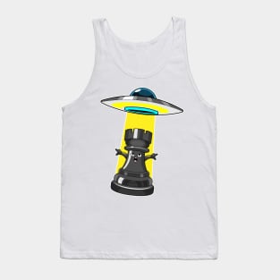 Chess piece Rook Spaceship Chess Tank Top